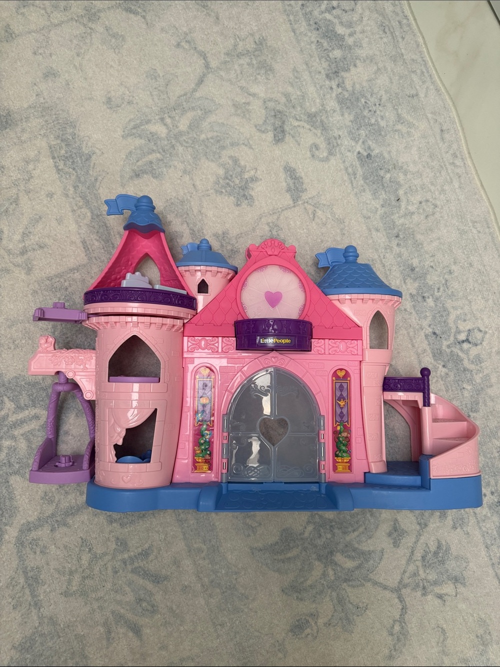 Little People Pink & Purple Royal Castle Playset